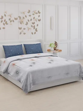 130 GSM Polyester Double Bed Bedsheet with 2 Pillow Covers