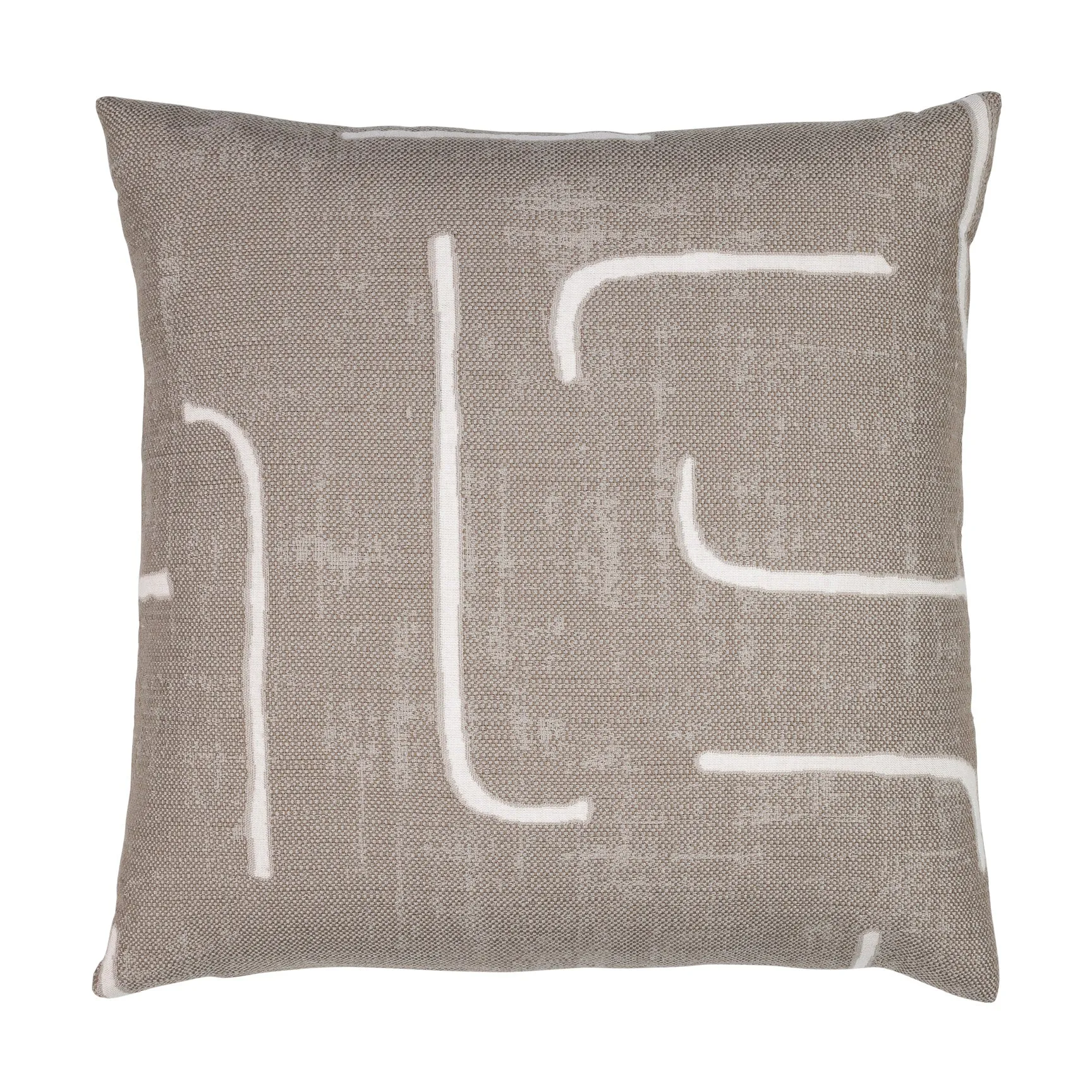 20" Square Elaine Smith Pillow  Instinct Taupe