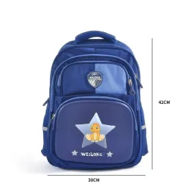 A Classy And Stylish Backpack For Smart Kids (Blue)