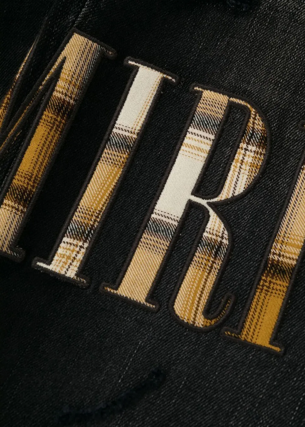 Aged Black Flannel Core Logo Jeans