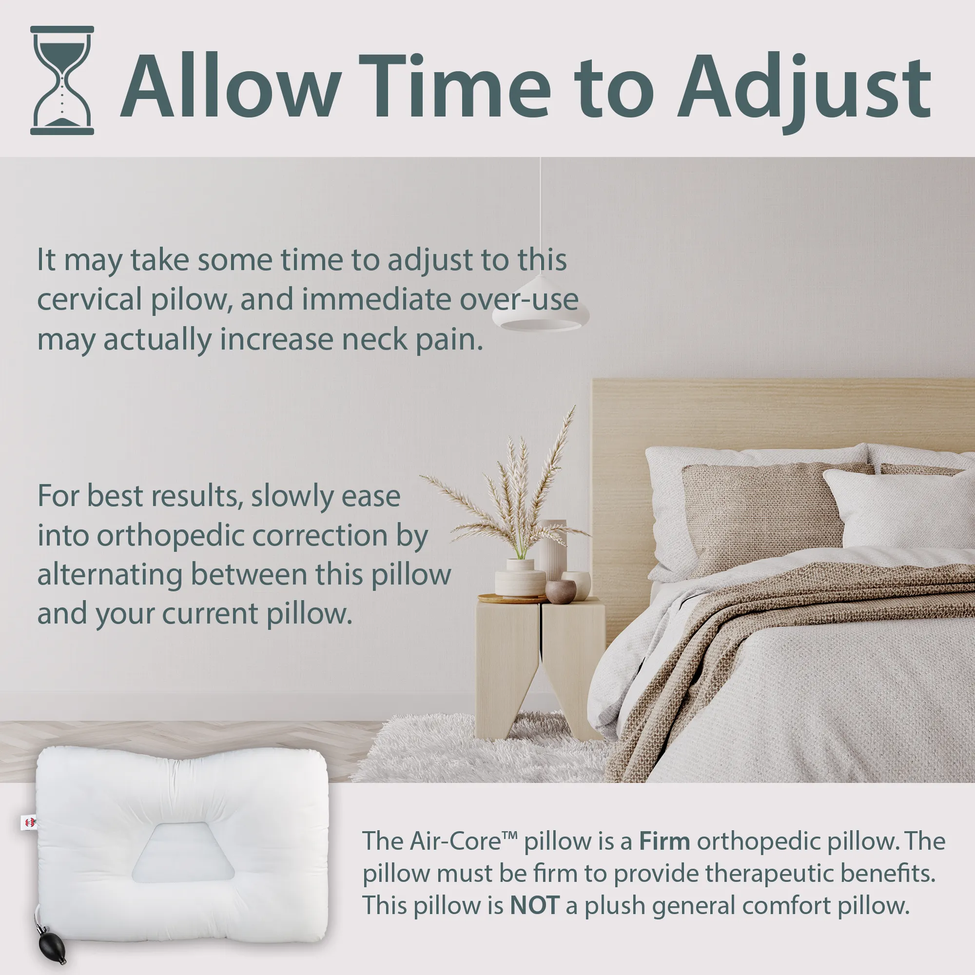 Air-Core Adjustable Tri-Core Pillow