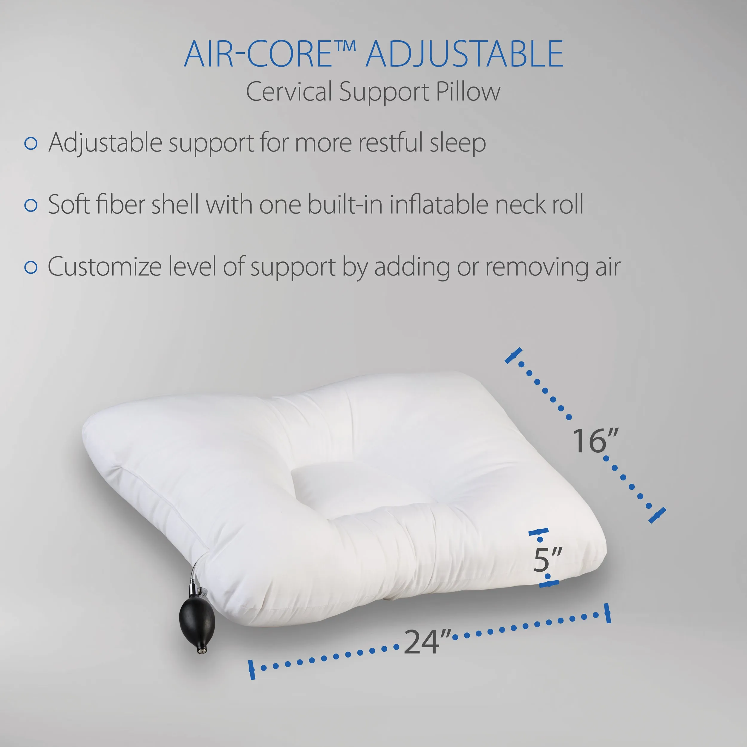 Air-Core Adjustable Tri-Core Pillow