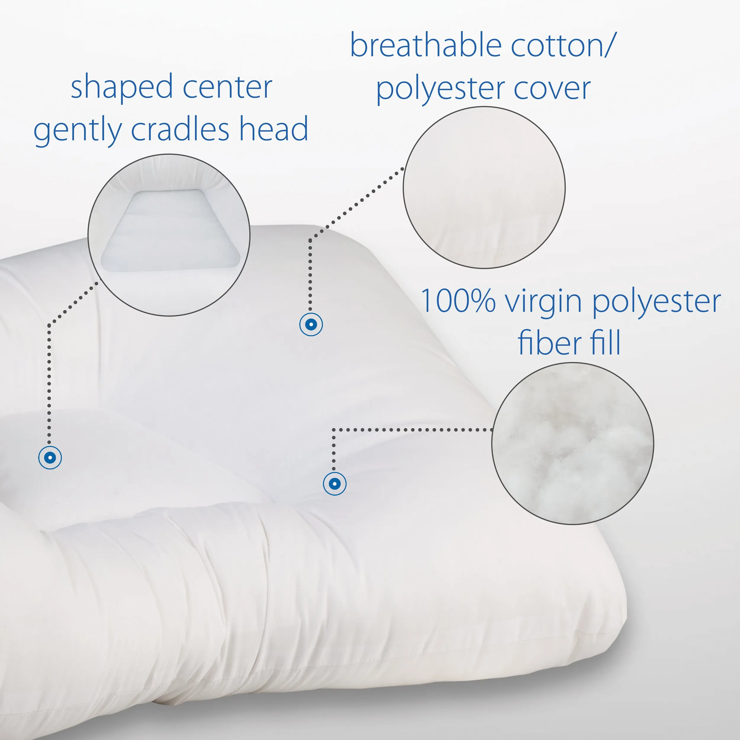 Air-Core Adjustable Tri-Core Pillow