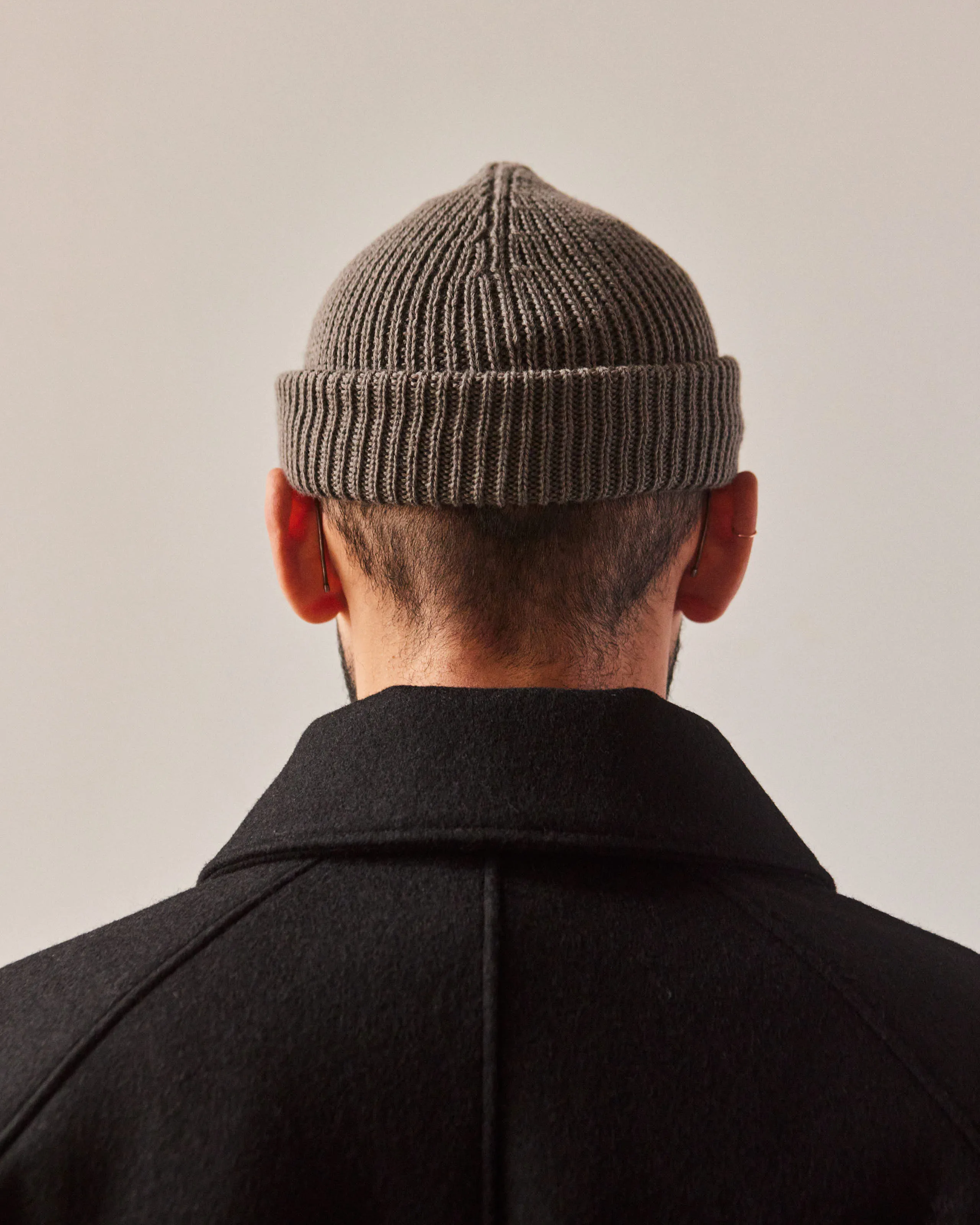 Arpenteur Wool Beanie, Warm Grey