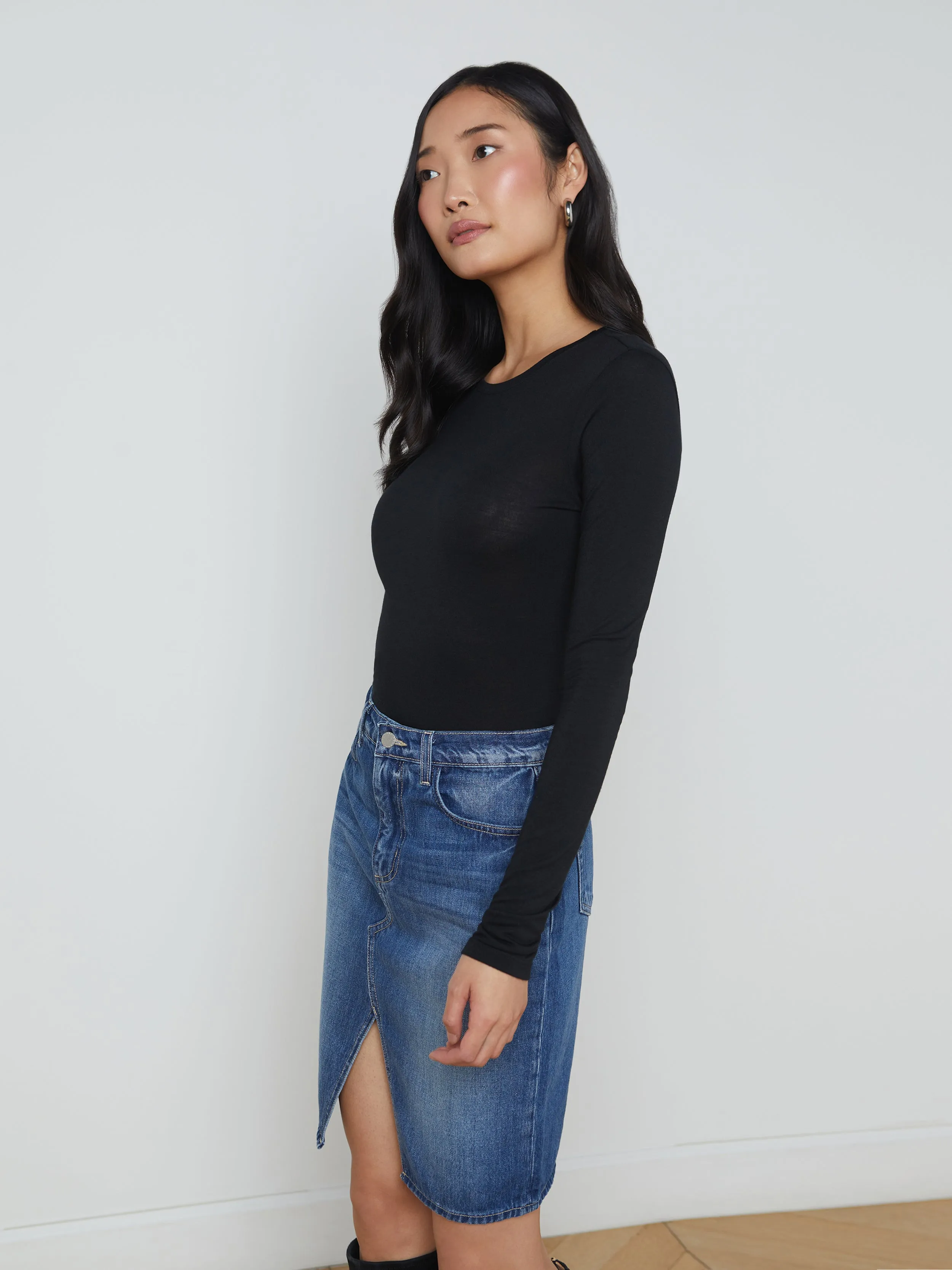 Ayla Cashmere Jersey Tee