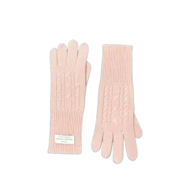 Baby Pink Cashmere Gloves