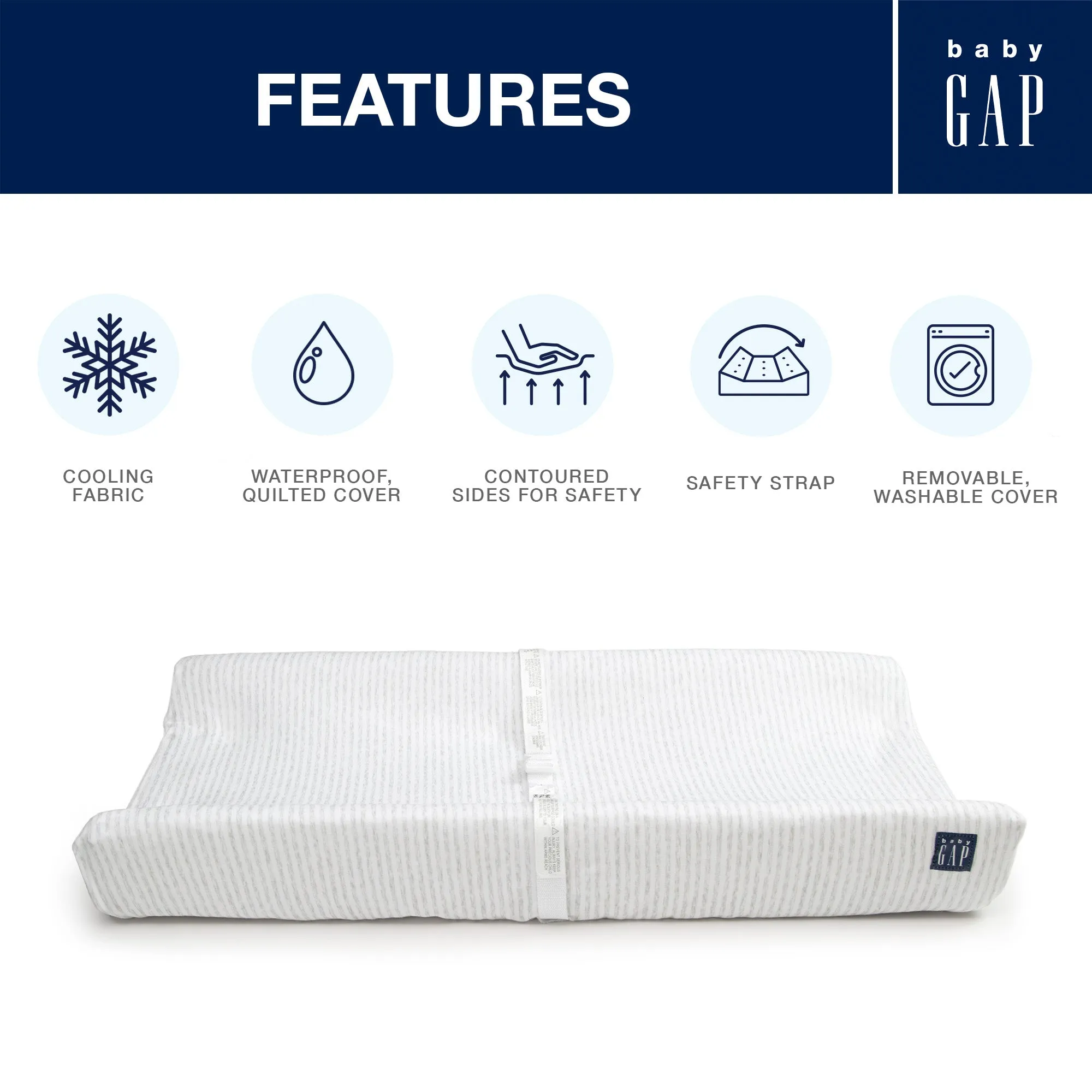 babyGap Contoured Changing Pad with Cooling Cover