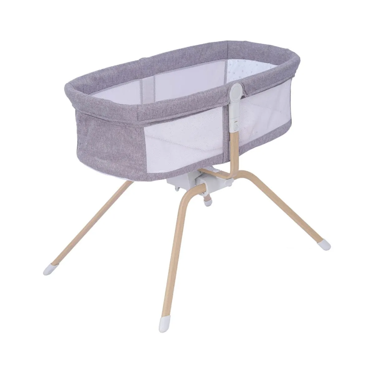 Babymore Air Motion Gliding Crib - Slate