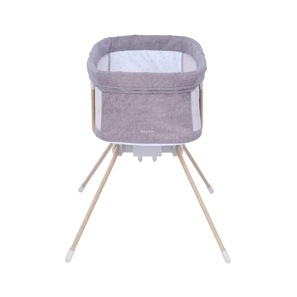 Babymore Air Motion Gliding Crib - Slate