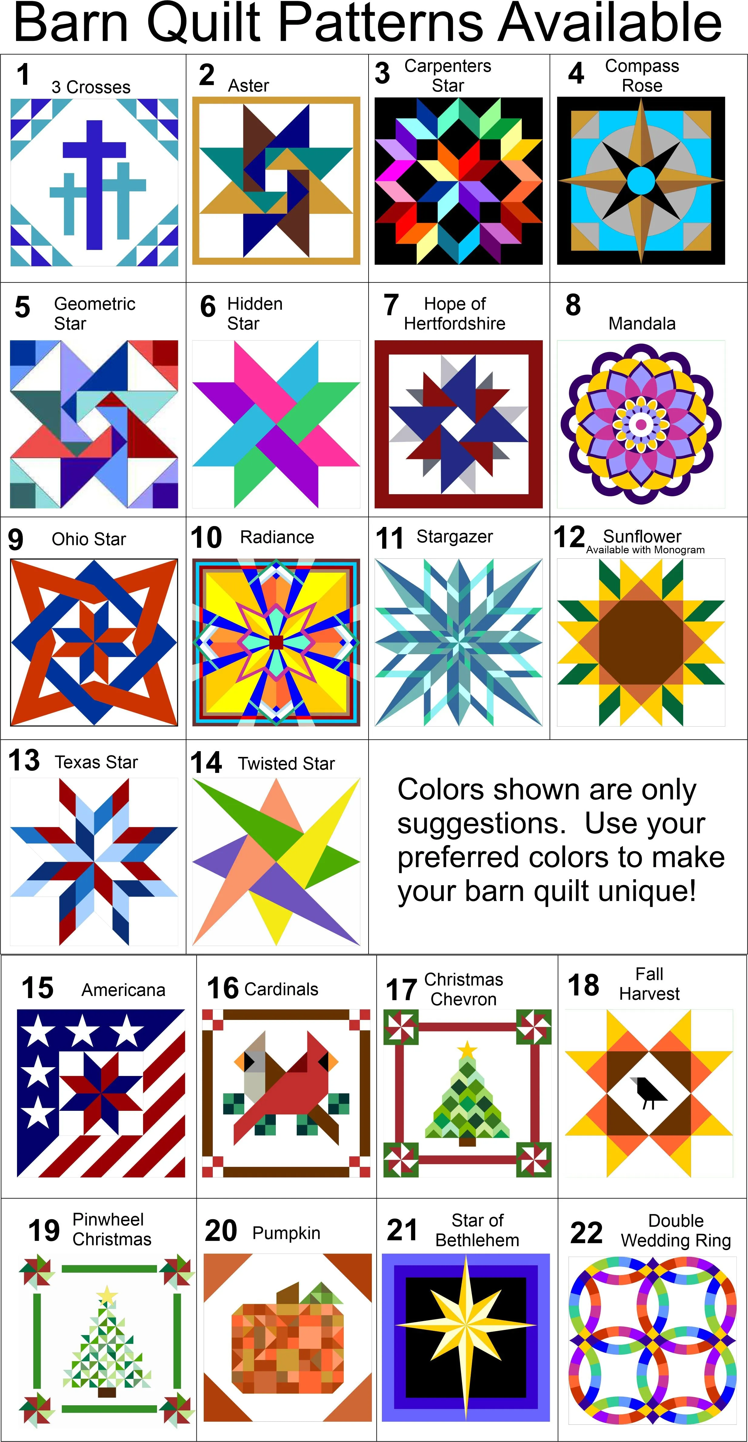 Barn Quilt DIY Kit