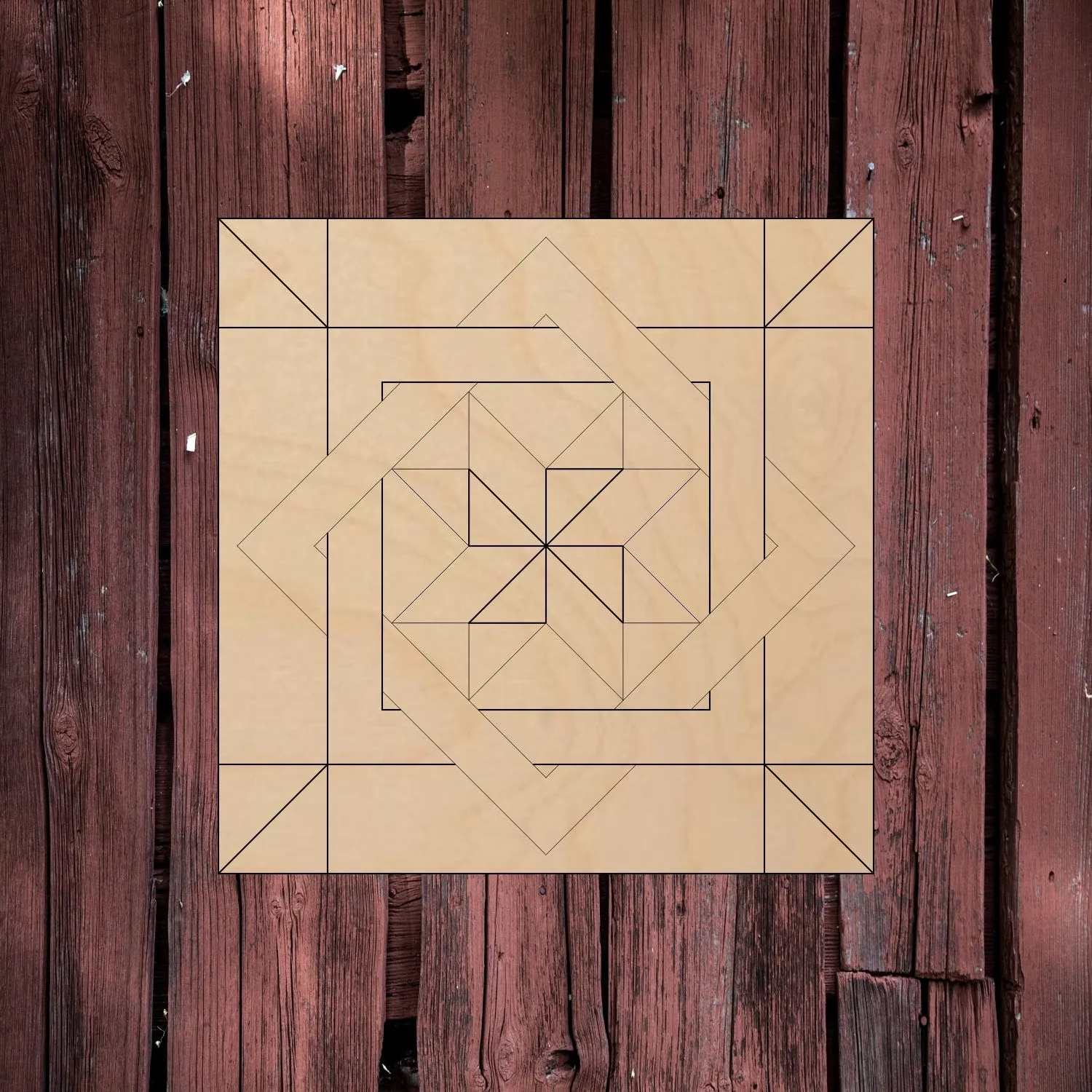 Barn Quilt Pinwheel Maze - Wholesale