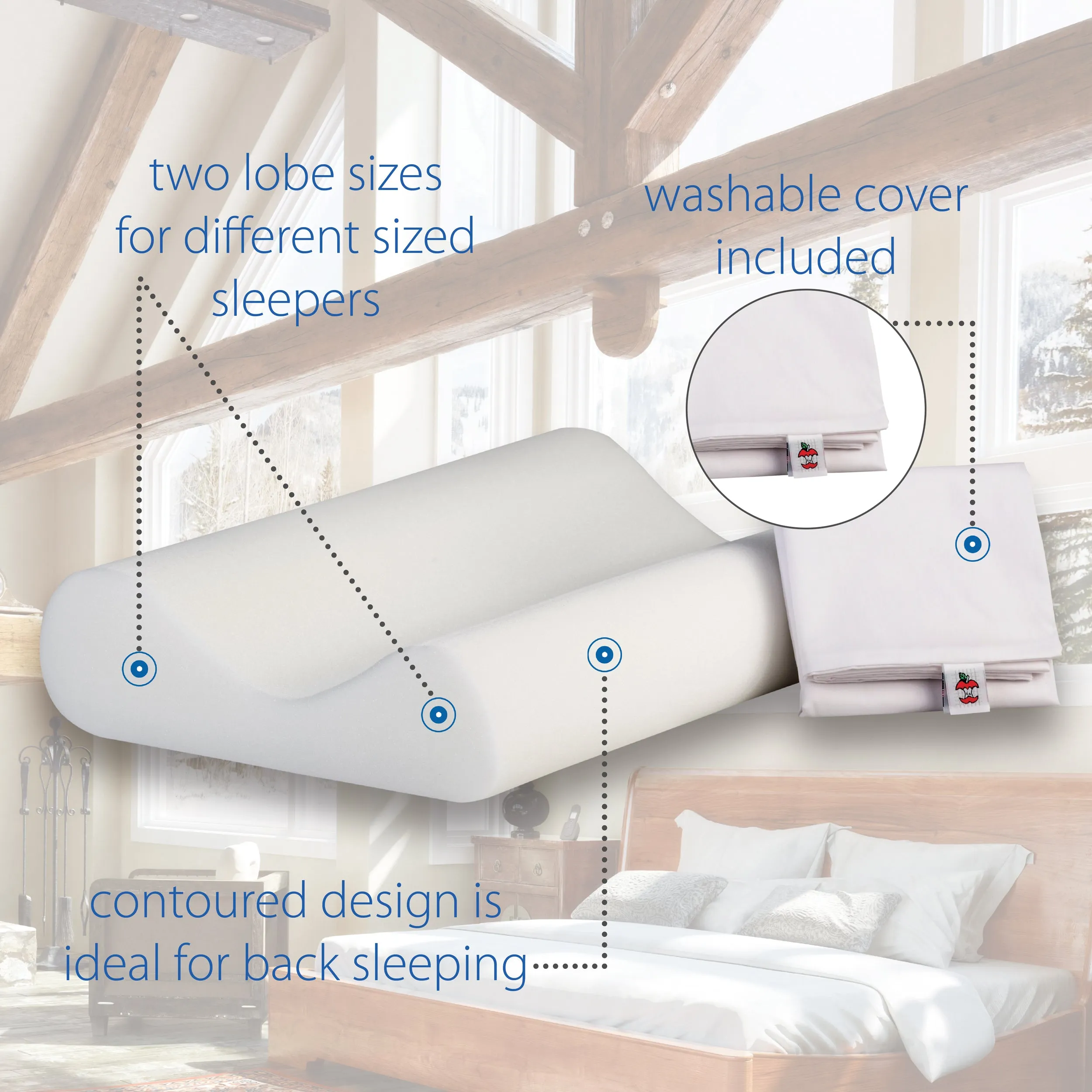 Basic Support Foam Cervical Pillow