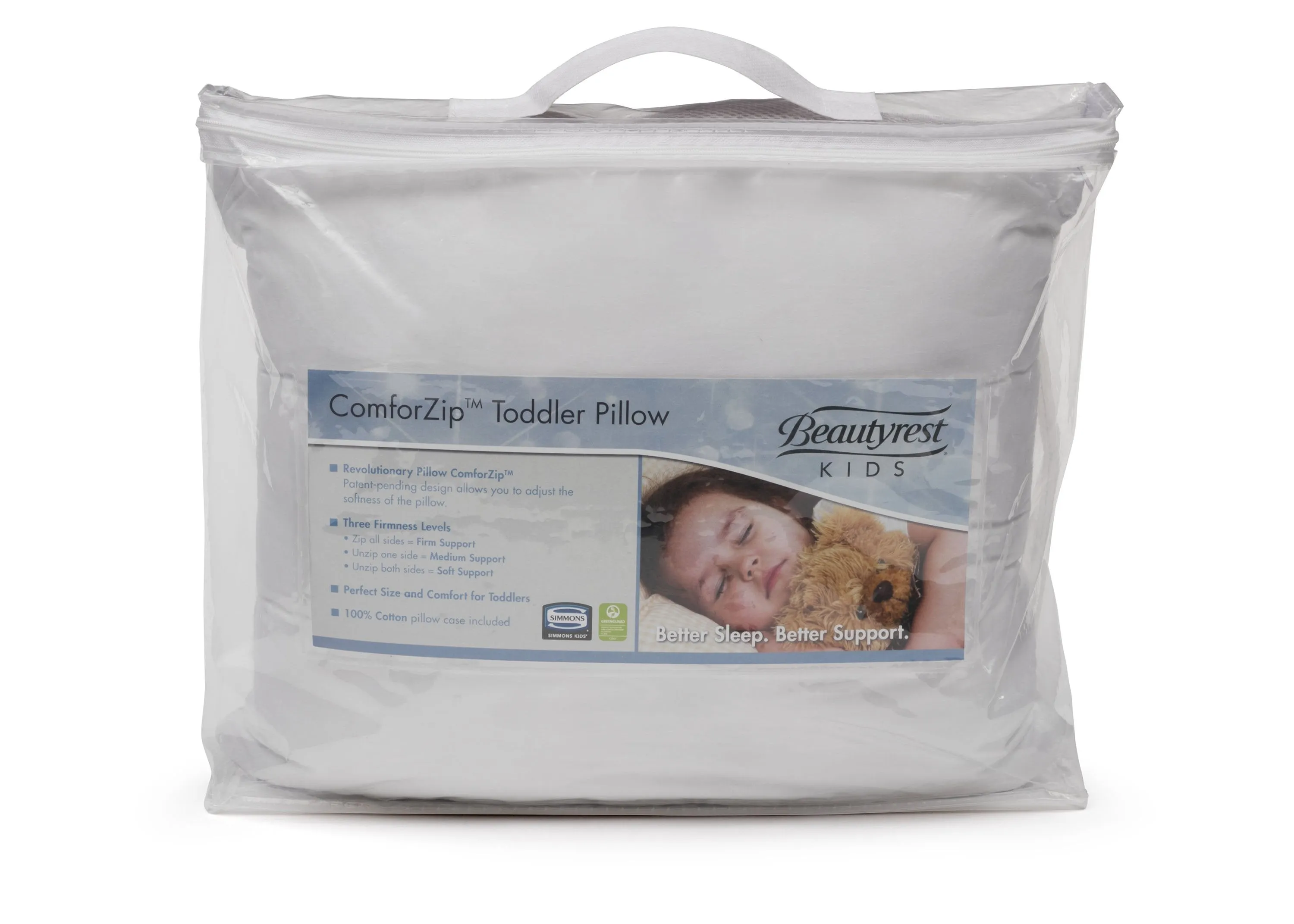 Beautyrest KIDS ComforZip Toddler Pillow