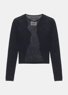 Black Crewneck Cashmere Jumper