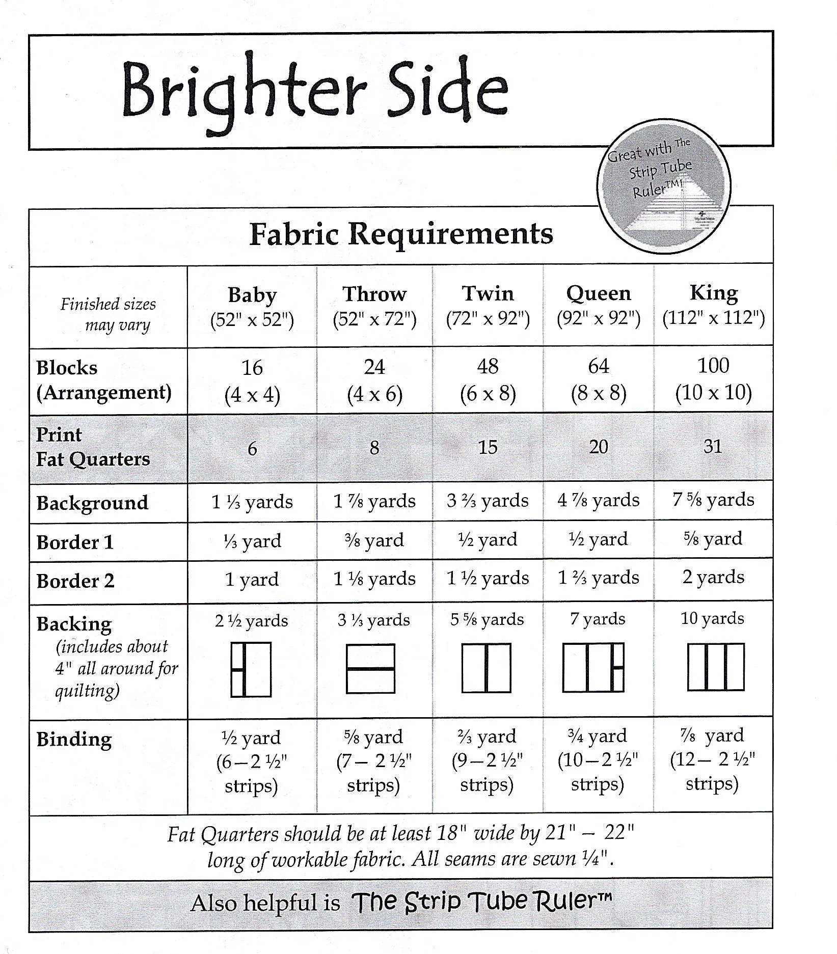 BRIGHTER SIDE - Cozy Quilt Designs Pattern DIGITAL DOWNLOAD