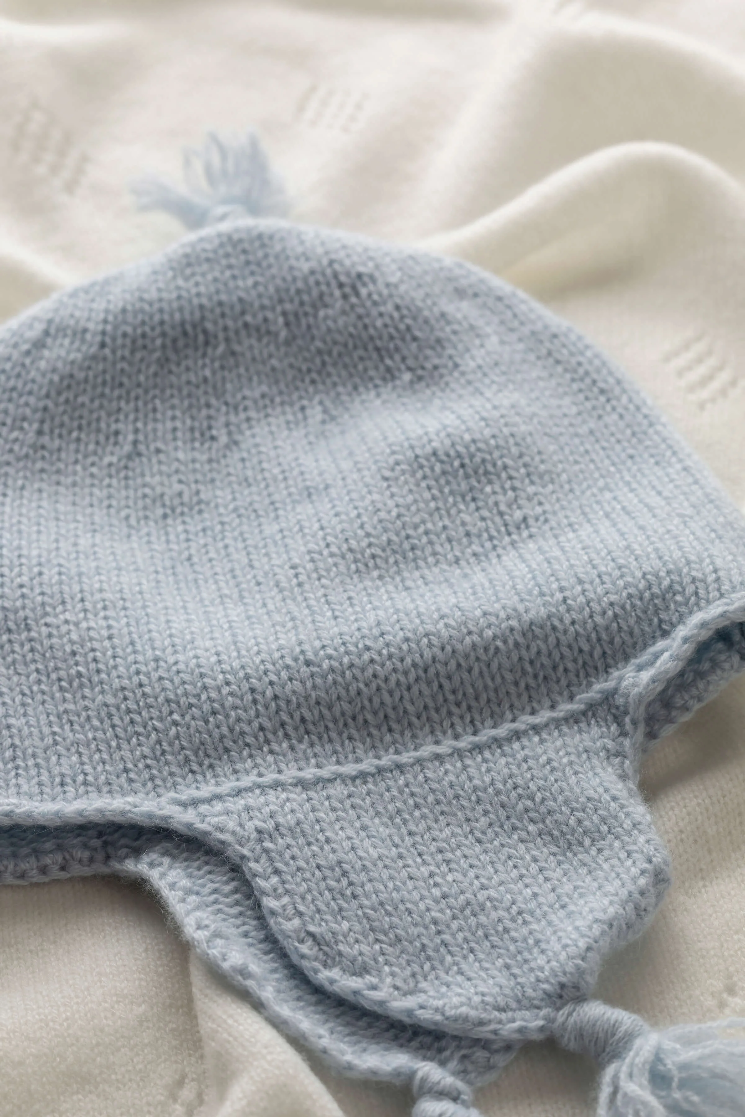 Cashmere Baby Hat with Tassel