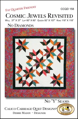 COSMIC JEWELS REVISITED - Calico Carriage Quilt Designs Pattern CCQD158