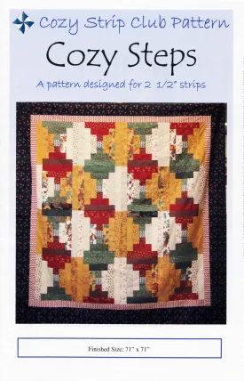 COZY STEPS - Cozy Quilt Designs Pattern DIGITAL DOWNLOAD