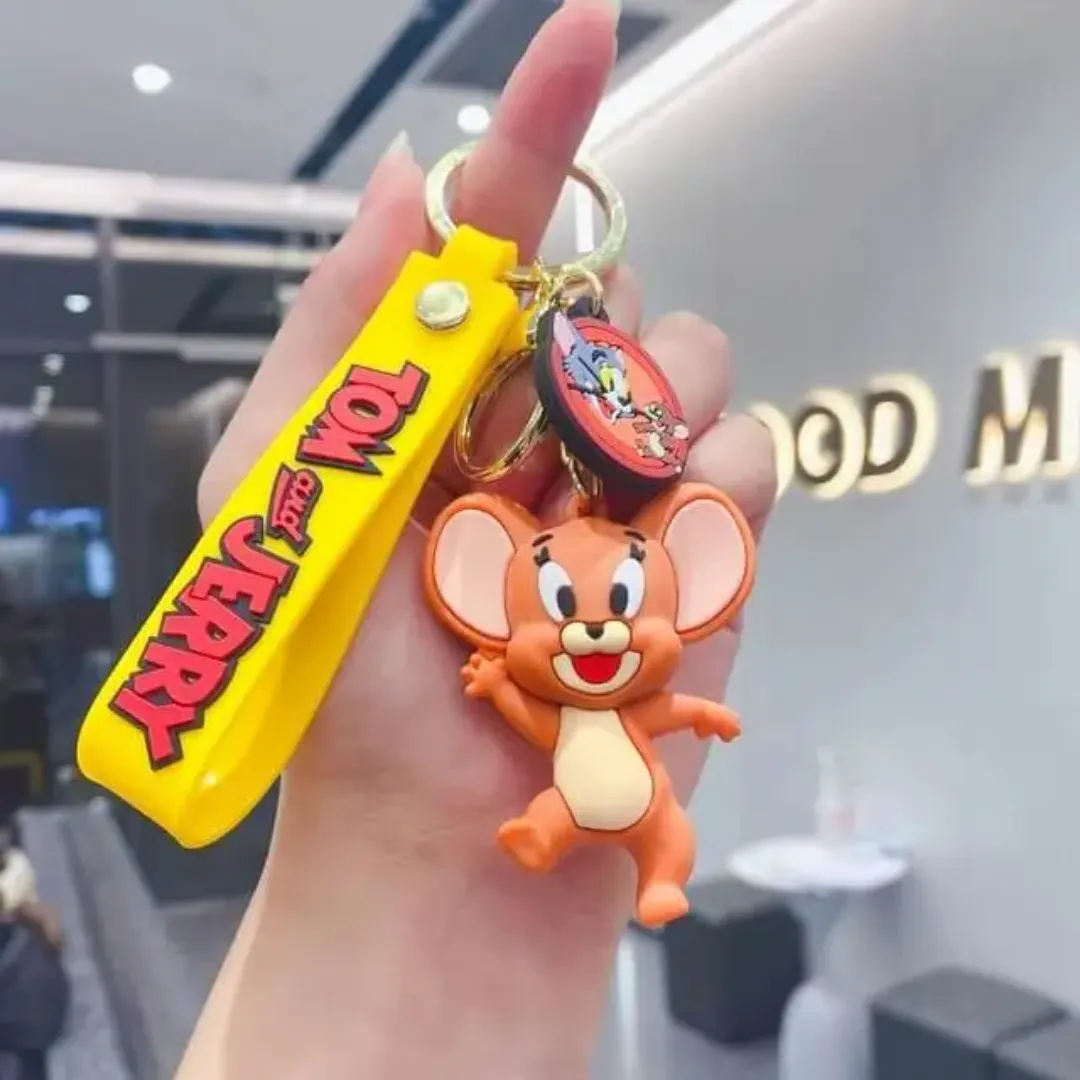 Cute 3D Tom And Jerry Keychains