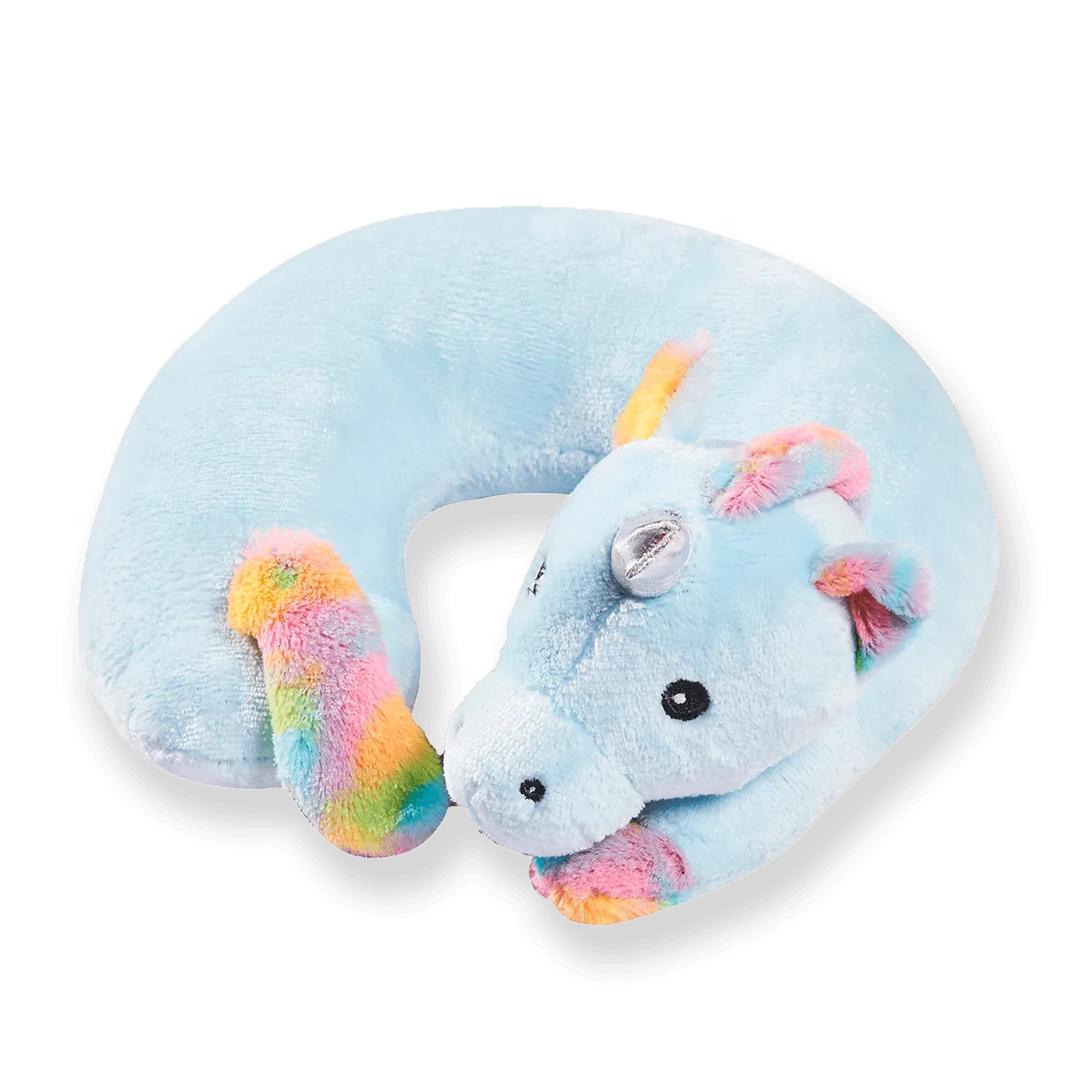 Cute Animals Memory Foam Travel Neck Pillow - Unicorn