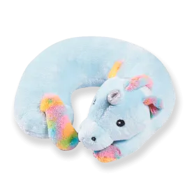 Cute Animals Memory Foam Travel Neck Pillow - Unicorn