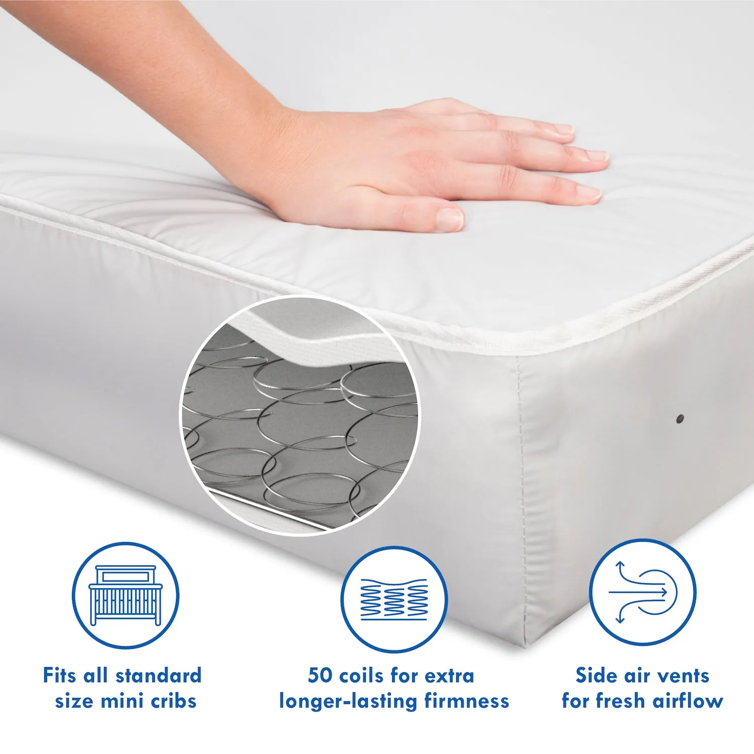 daVinci Deluxe Coil Mini Crib Mattress