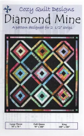 DIAMOND MINE - Cozy Quilt Designs Pattern