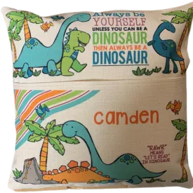 Dinosaur Reading Pillow