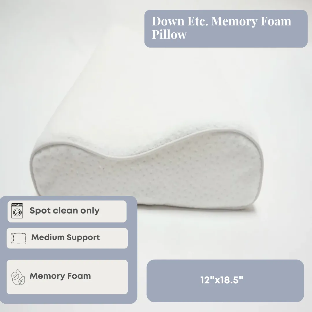 Down Etc. Memory Foam Pillow