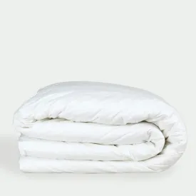 essential white goose down comforter, winter weight