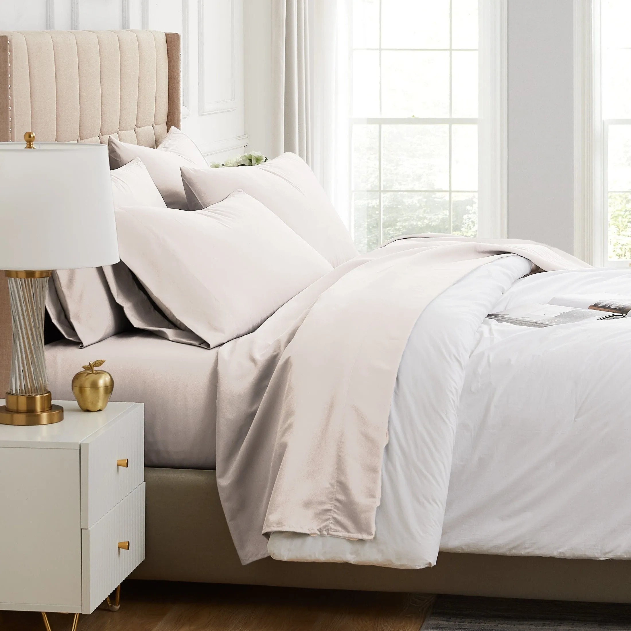 Everyday Essentials 6-Piece Sheet Set in Neutrals