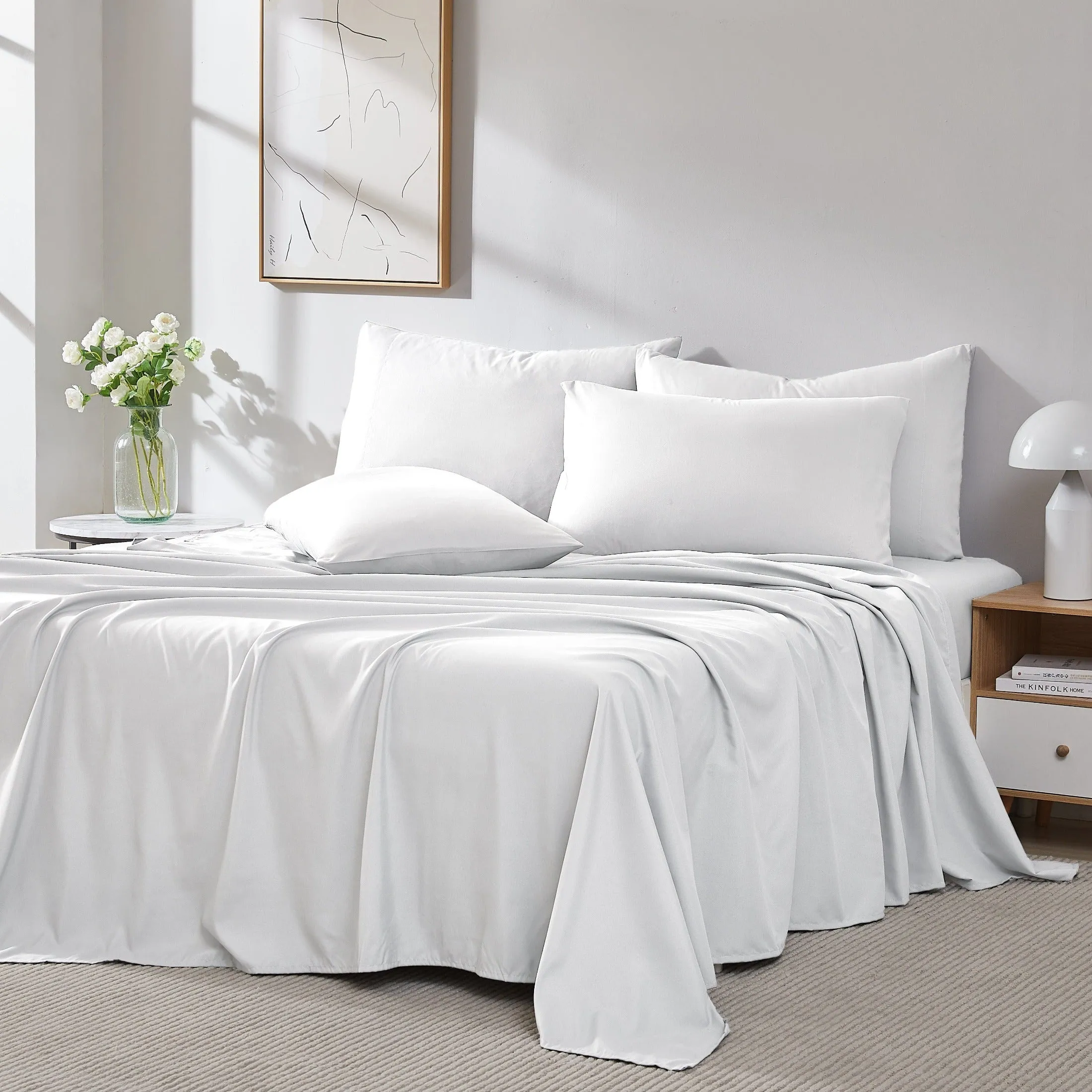 Everyday Essentials 6-Piece Sheet Set in Neutrals