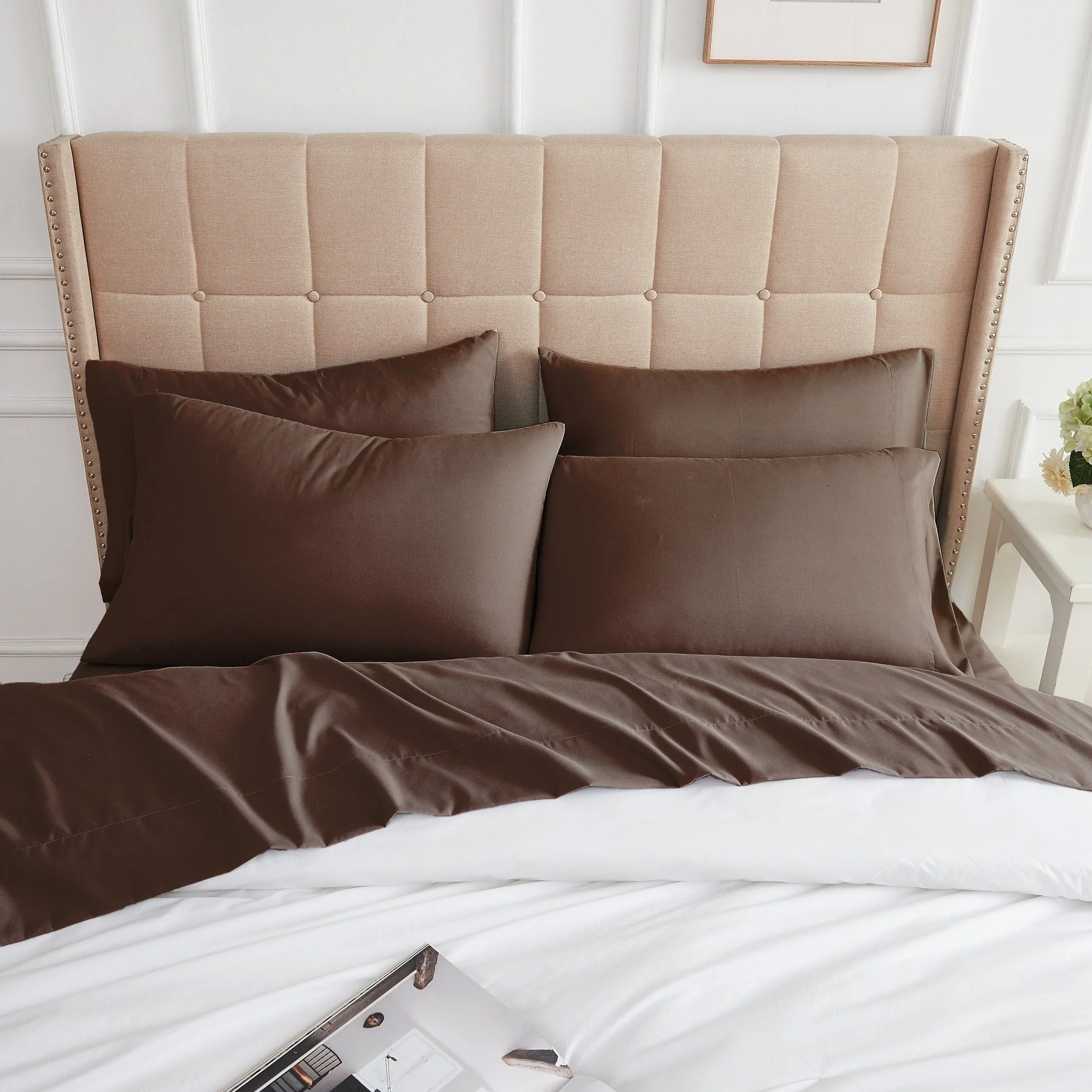 Everyday Essentials 6-Piece Sheet Set in Neutrals