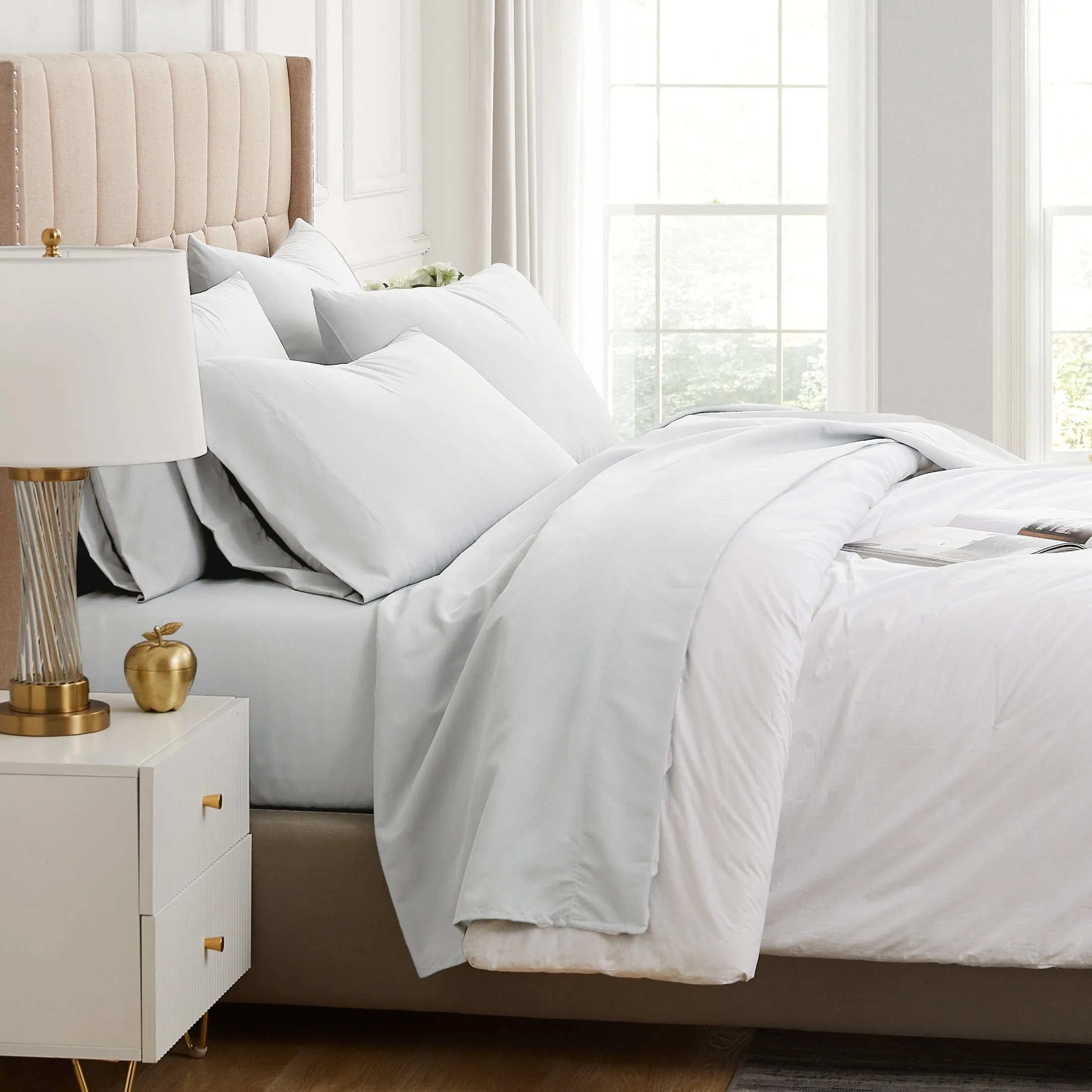 Everyday Essentials 6-Piece Sheet Set in Neutrals