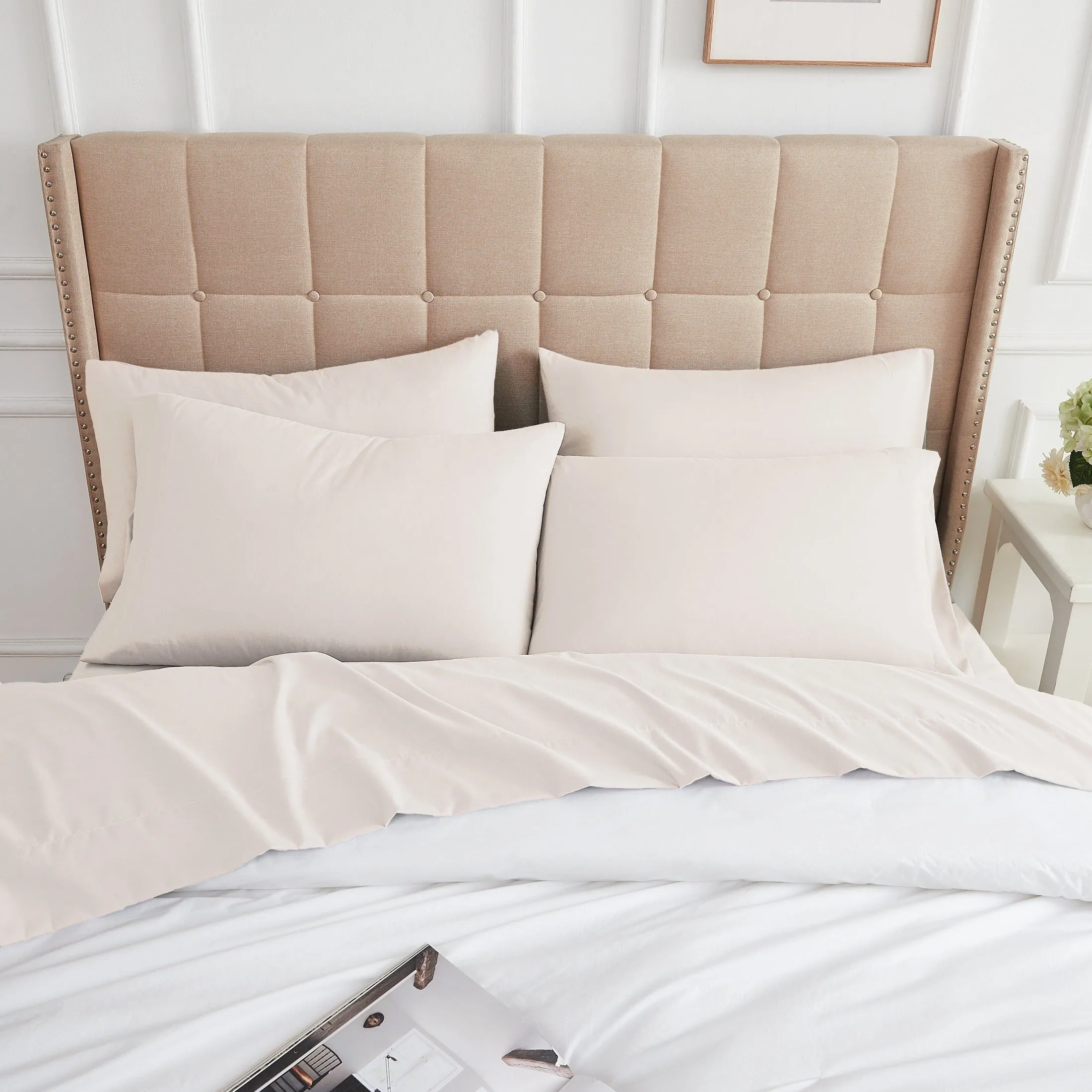 Everyday Essentials 6-Piece Sheet Set in Neutrals