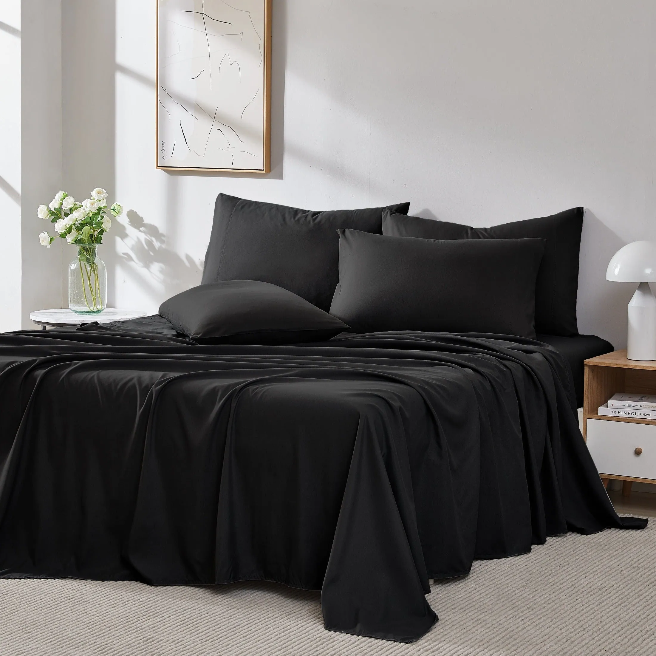 Everyday Essentials 6-Piece Sheet Set in Neutrals