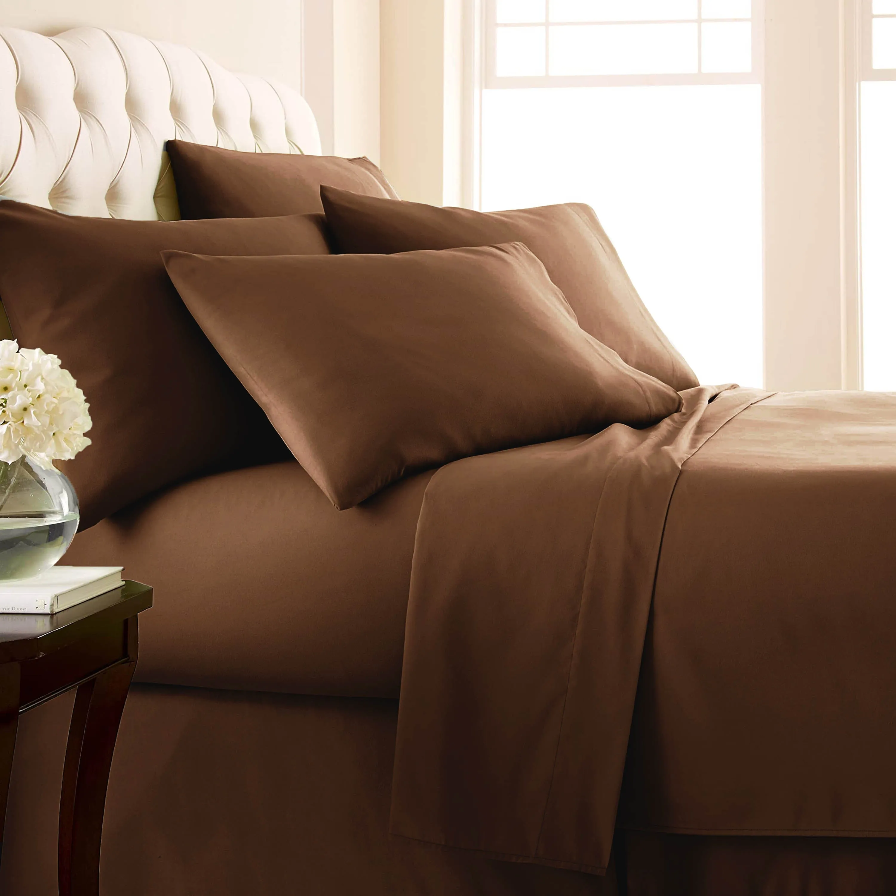 Everyday Essentials 6-Piece Sheet Set in Neutrals