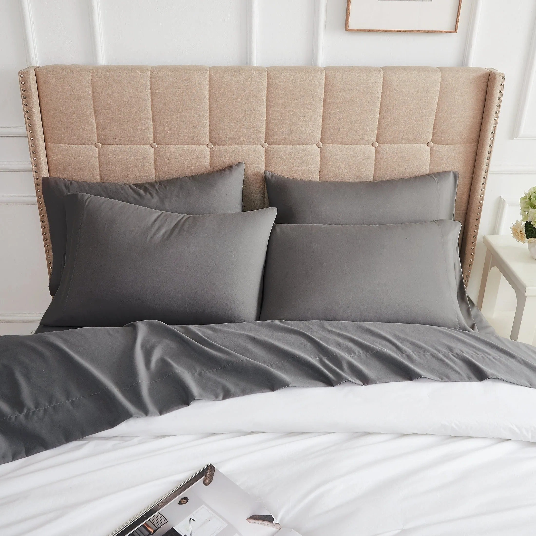 Everyday Essentials 6-Piece Sheet Set in Neutrals