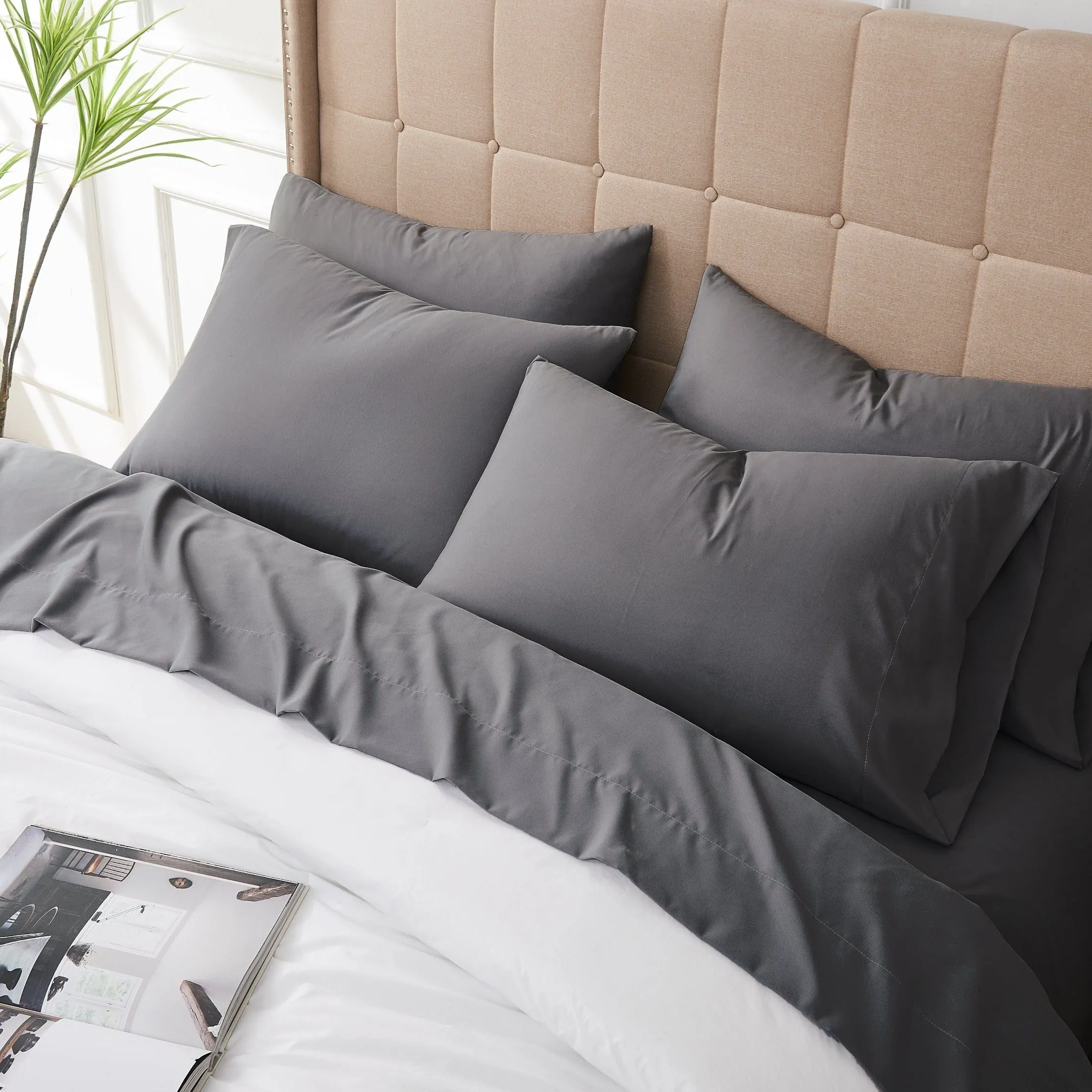 Everyday Essentials 6-Piece Sheet Set in Neutrals