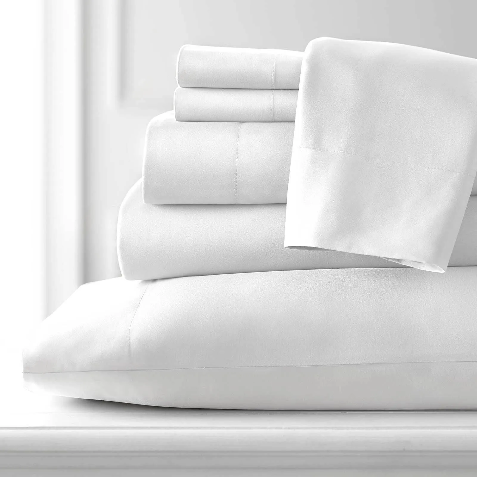 Everyday Essentials 6-Piece Sheet Set in Neutrals