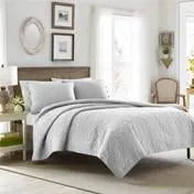 Felicity Soft Grey Quilt Set