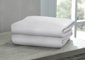 Fitted Crib Sheets - 2 Pack, White