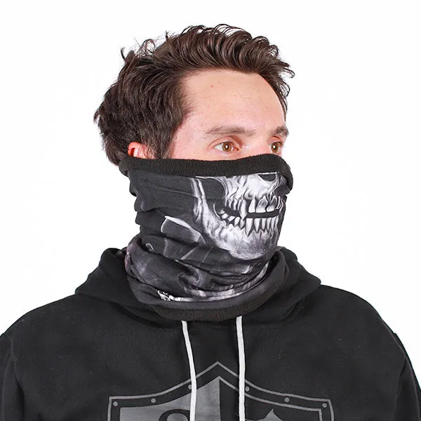 Fleece Face Shields® | Skull Tech Crow