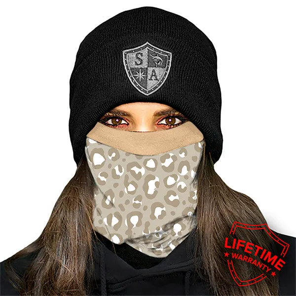 Fleece Face Shields® | Tonal Cheetah