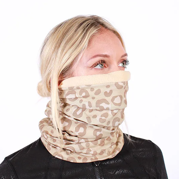 Fleece Face Shields® | Tonal Cheetah