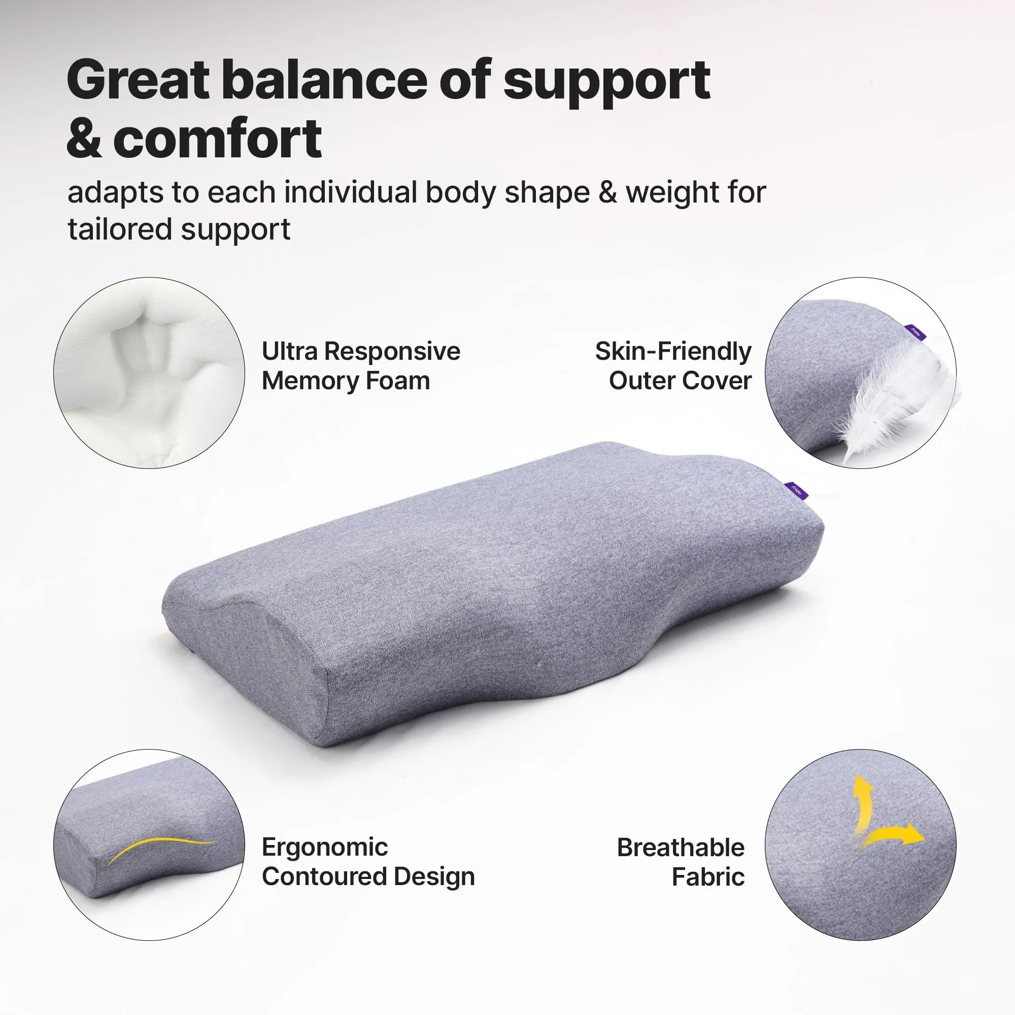 Frido Ultimate Neck Contour Cervical Pillow