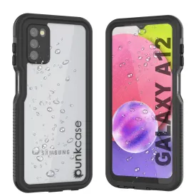 Galaxy A03s Waterproof Case PunkCase StudStar Black Thin 6.6ft Underwater IP68 Shock/Snow Proof