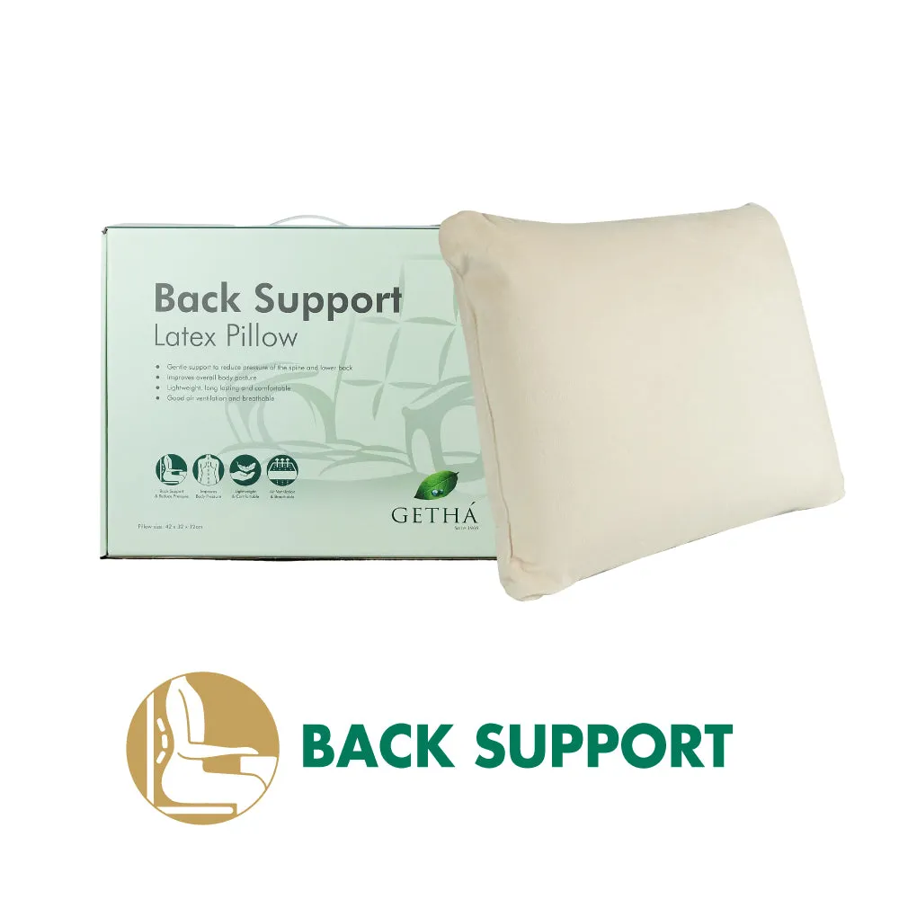 Getha Back Support Latex Pillow