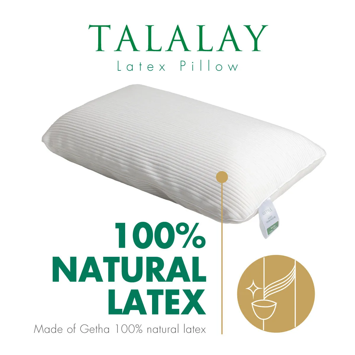 Getha Talalay Latex Pillow