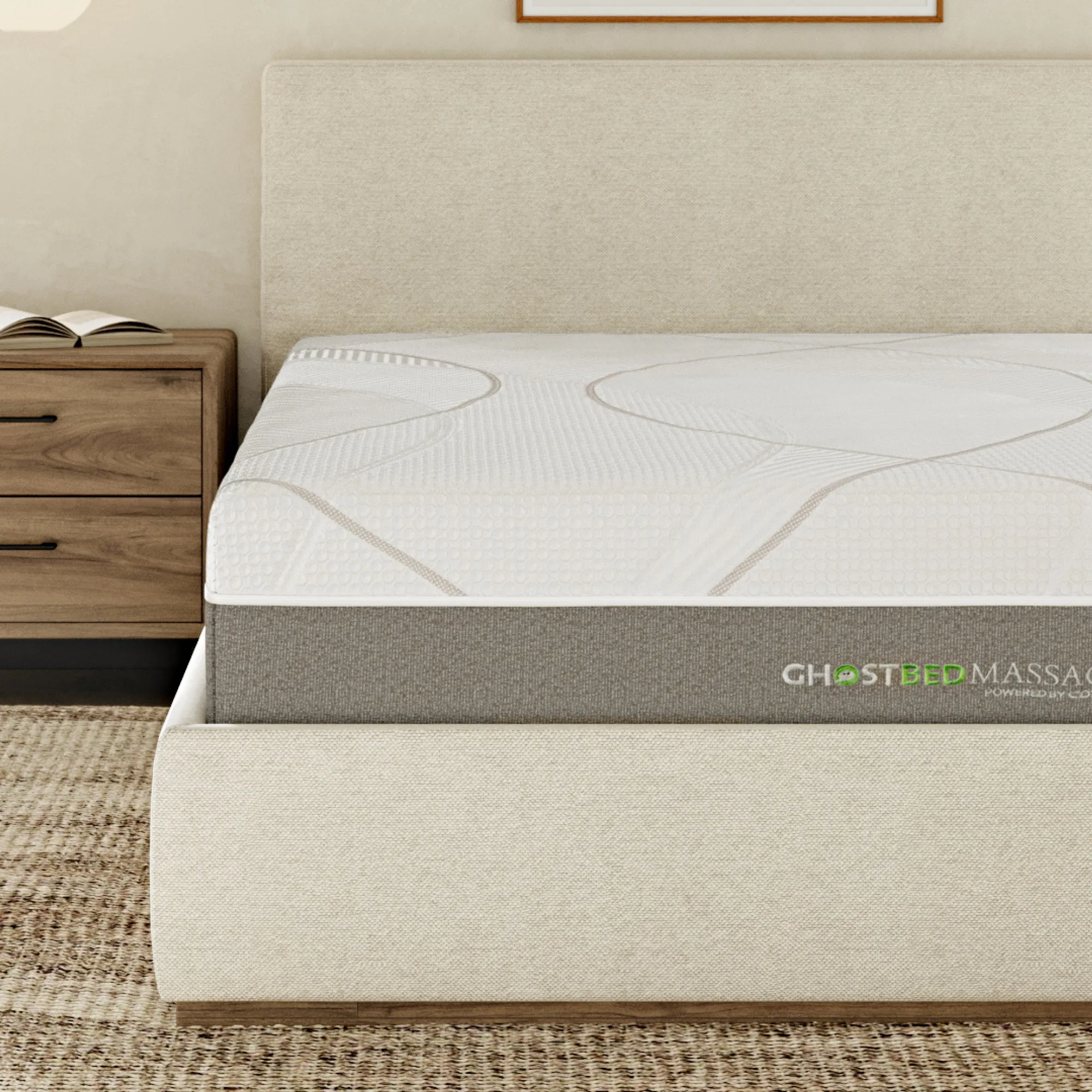 GhostBed Massage 12" Hybrid Mattress